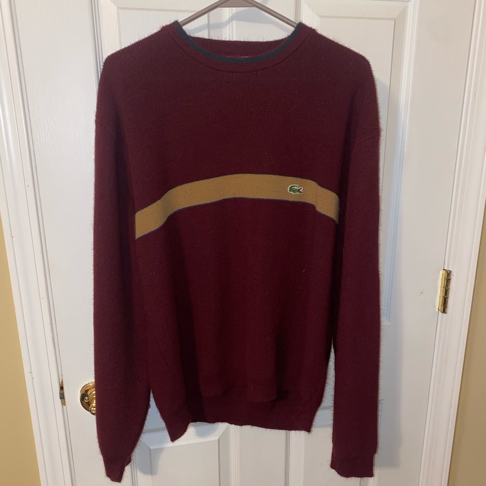 vintage Lacoste pullover sweater